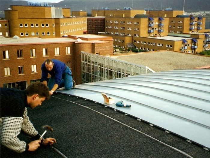 Legging av takplater
